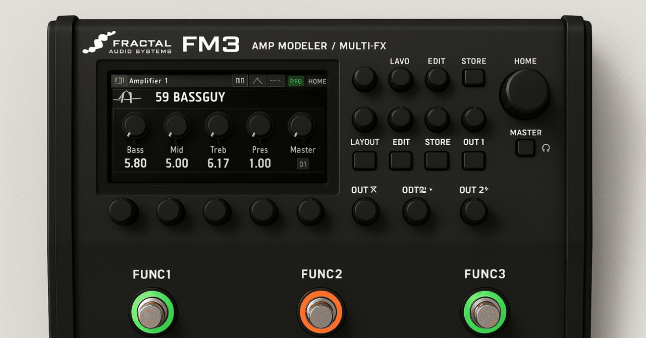 レビュー】Fractal FM3 for Bass「アンプシミュって次元ちゃうな