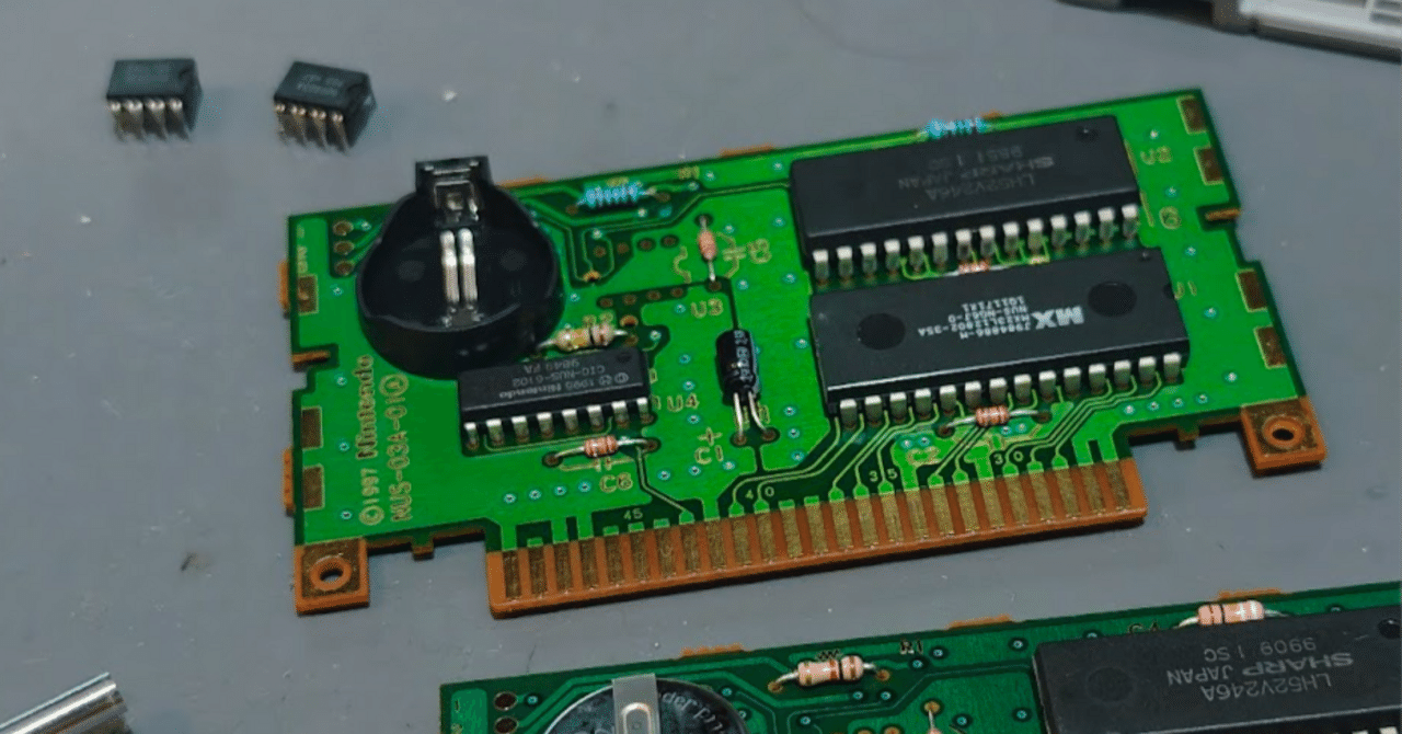 nintendo64のソフト電池交換で躓いたので忘備録|CP601 nintendo64のソフト電池交換で躓いたので忘備録|CP601