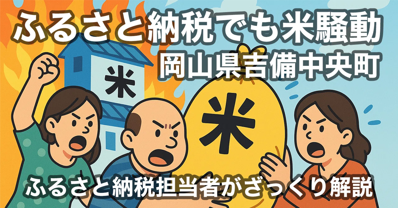 ふるさと納税でも米騒動／吉備中央町問題をふるさと納税担当者が 