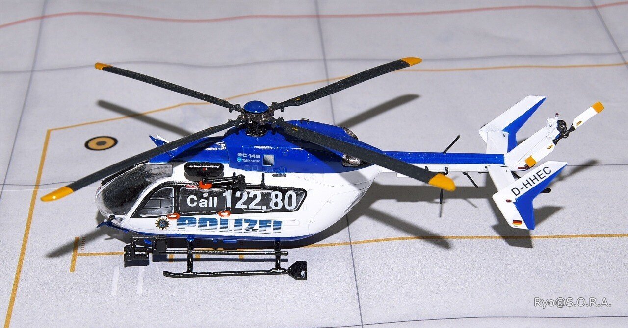 航空機・ヘリコプター sora プラモデル製作記 レベル 1/72 ユーロコプター EC145｜Ryo@S.O.R.A.