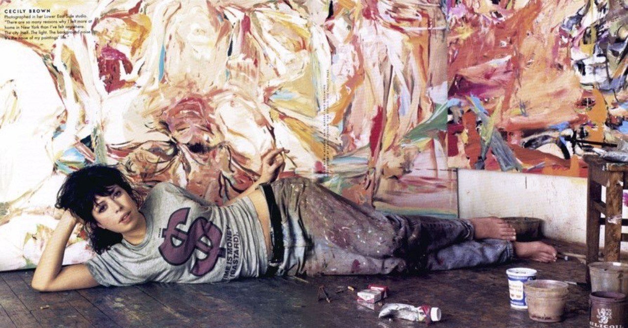 1）女性画家Cecily Brown-さわやなエロスの世界｜artoday - chiaki