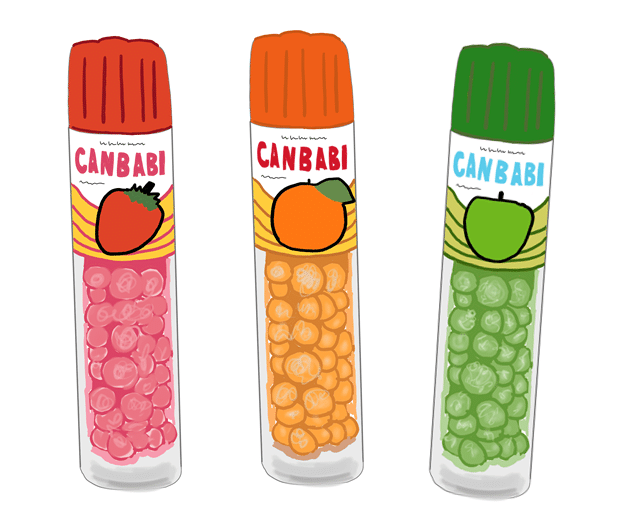 昭和レトロ 見た目がファンシー カバヤ食品 キャンベビー トロッコ Note