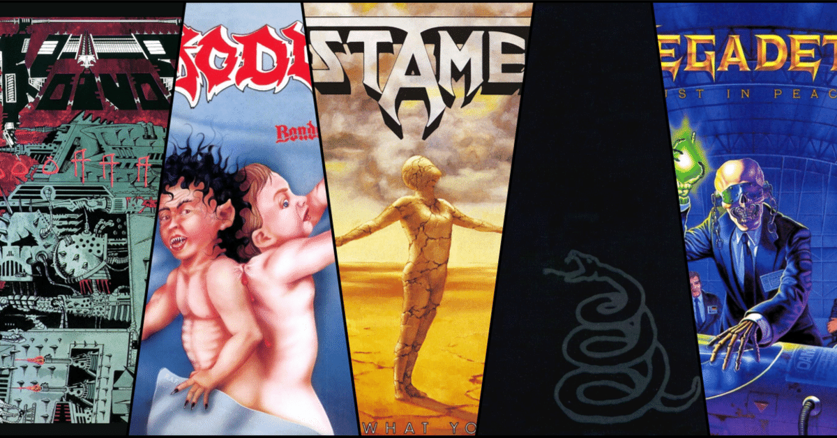 Thrash Metalの名盤5選：鋼鉄の疾走と覚醒の記録｜店長のりちゃん