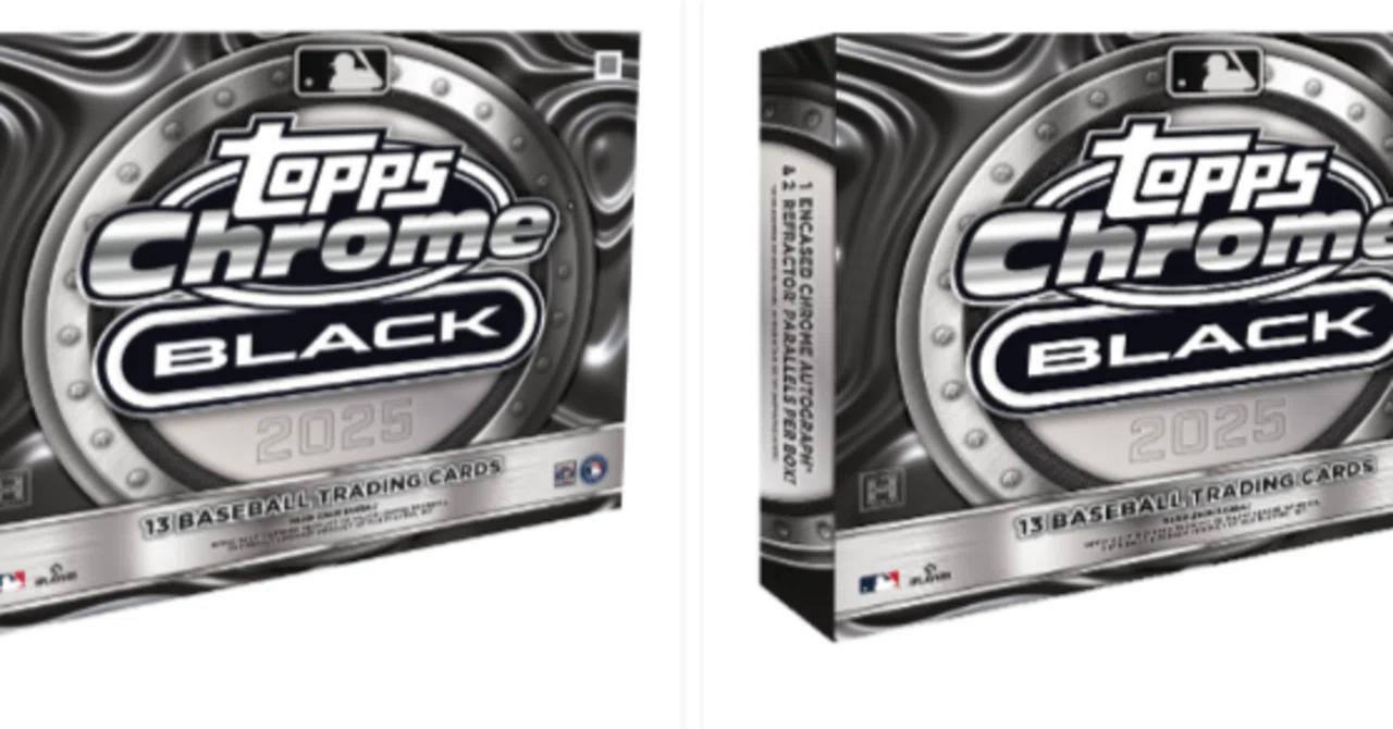 4/30発売】2025 Topps Chrome Black Baseball 最新情報まとめ【高級感