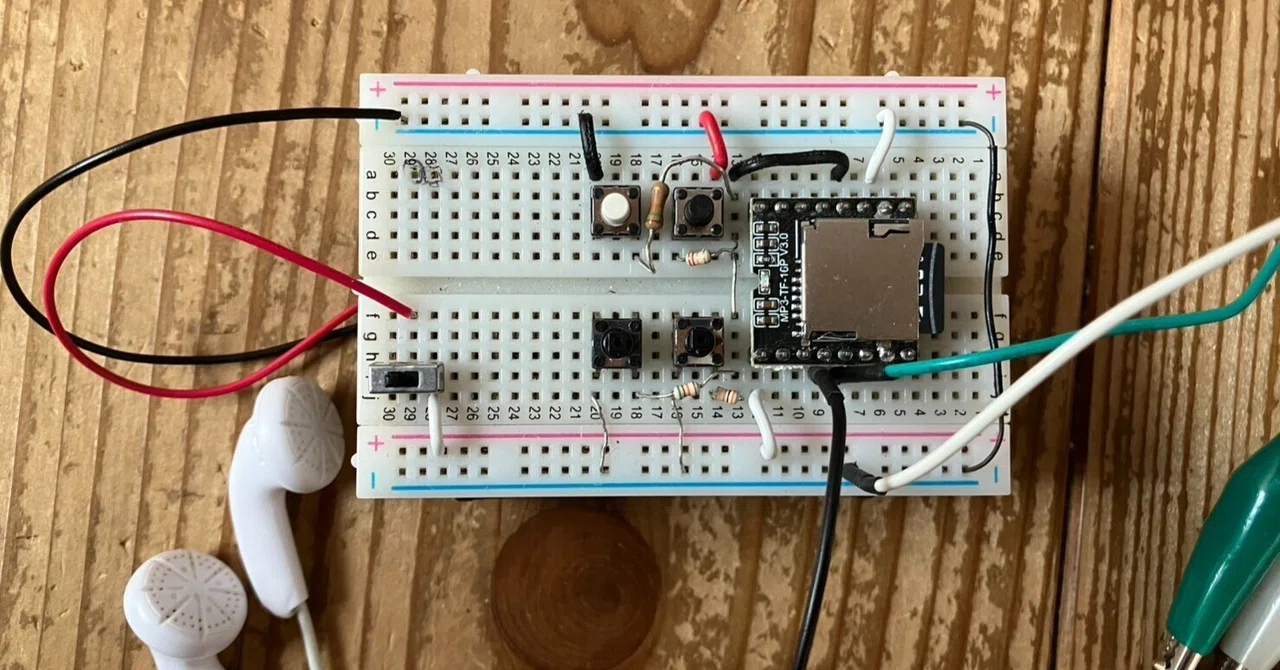 ポケットサイズMP3プレーヤー自作キットWAKA-MP3 ver 1.1 電子工作#09-01】自作のMP3プレーヤーが作れるらしいんだ、と。 - YouTube