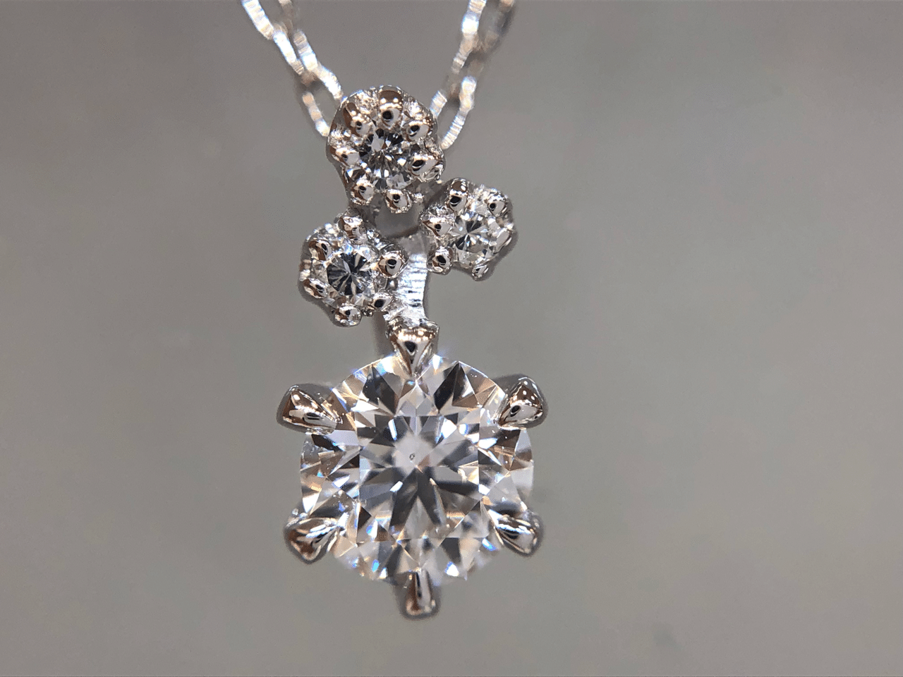 Dカラーダイヤモンド Ptオーダーネックレス 鈴木雄太 愛知の宝石鑑定士 Note