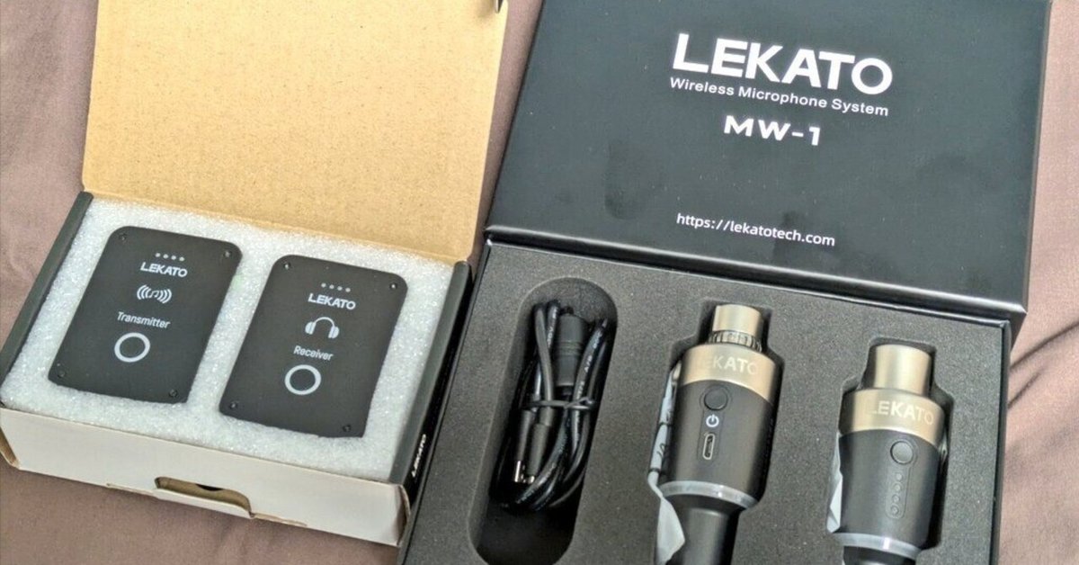 LEKATO MW-1 ワイヤレスマイクロフォンシステム H4cce5b0cb069466ebe5d72ce519bf