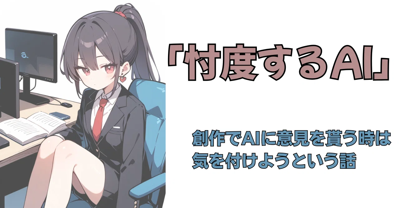 AIはめちゃくちゃ忖度するよ」創作でChatGPTを使う時は気を付けよう