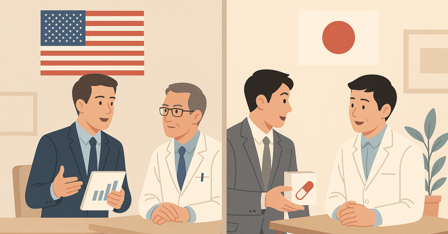 アメリカと日本製薬会社の「営業スタイル」、こんなに違う！｜木嶋洋平 （弁護士）/ Yohei Kijima, Pharma Integrity  Inc.）