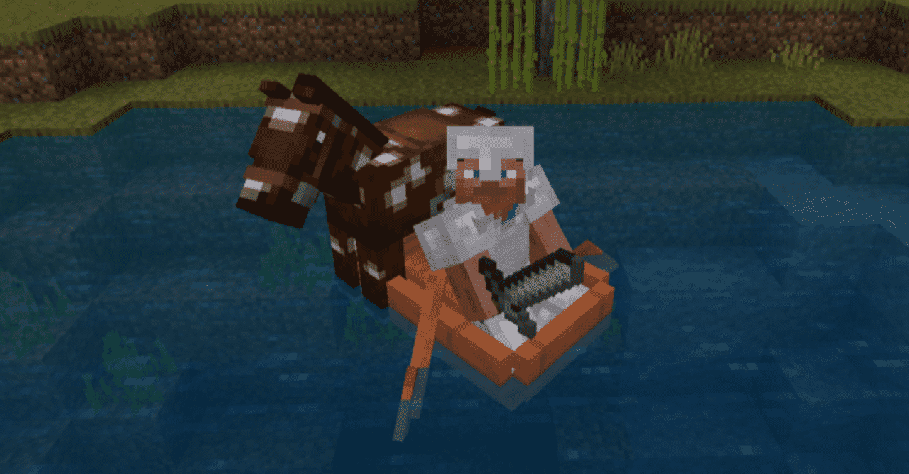 マイクラpe ボートに馬を乗せる方法 おうどん Note マイクラpe ボートに馬を乗せる方法 おうどん Note