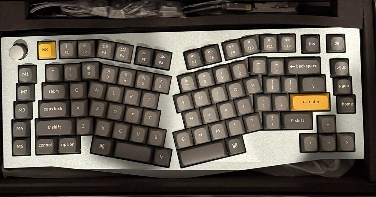 自作アルミAlice配列キーボード（ほぼOwlab Springパーツ使用) OwLab Spring Alice アリス配列 自作キーボード