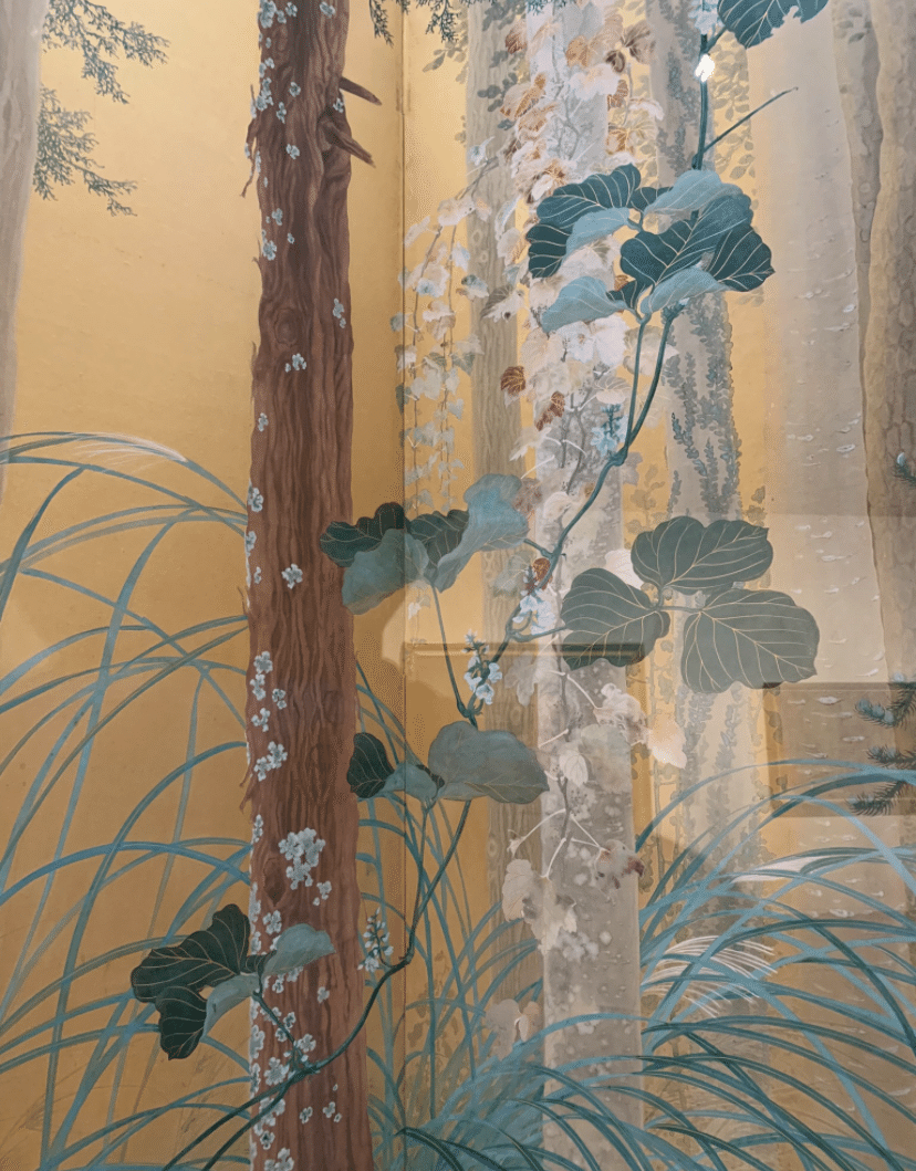 画伯ニッチェ・ルビン　絵画　「秋の恋空」 画家-Raqib Shawと異世界の風景描写｜artoday - chiaki