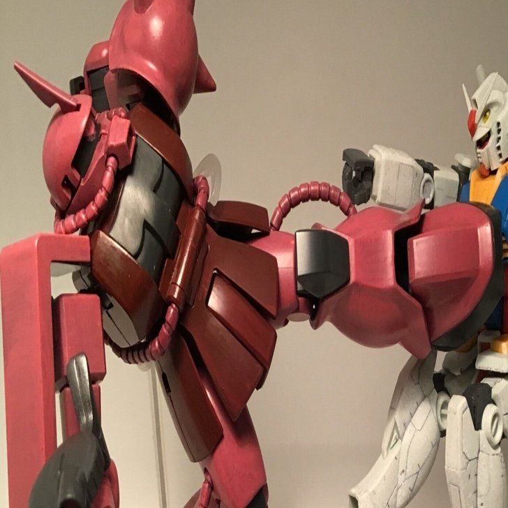ガンプラ】HGUC MS-06Sシャア専用ザク（2002年Ver.)を作ってみた｜koakisan