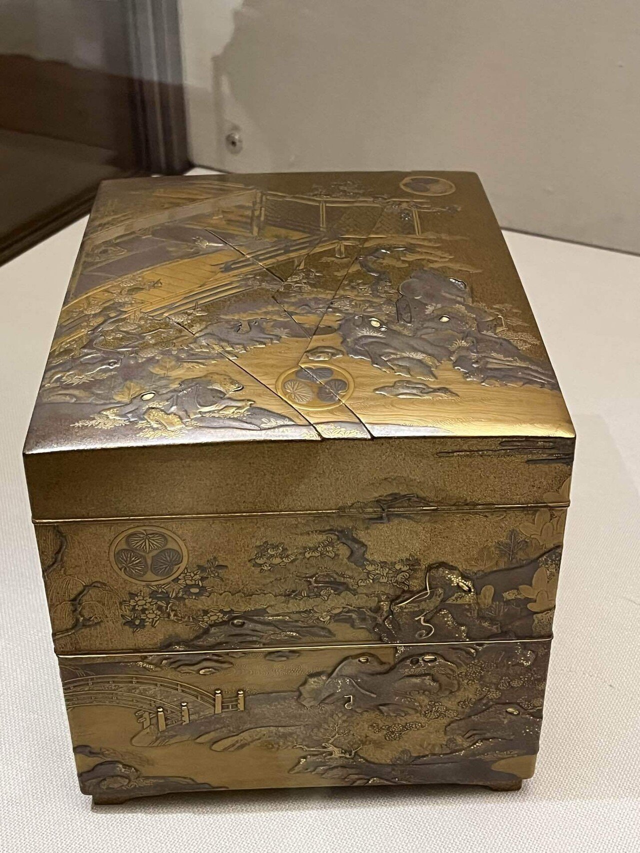 蒔絵の箱‥古美術 Yahoo!オークション - EZ714 近世蒔絵師【古堂 作】菊螺鈿蒔絵