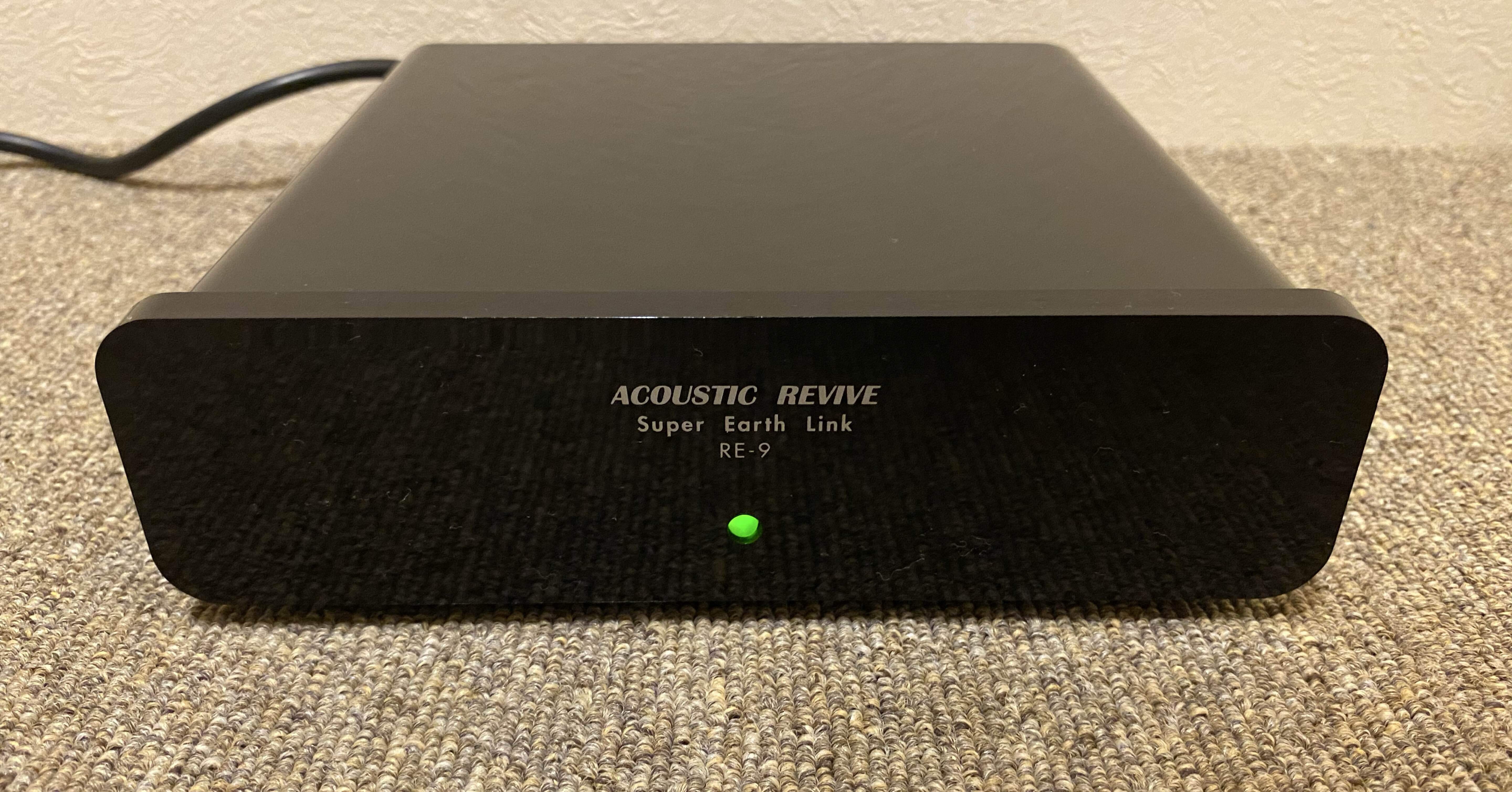 ACOUSTIC REVIVE super earth link RE-9 動作品 程度良好 取説有り アコースティックリバイブ スーパーアースリンク アコリバ Acoustic Revive Super Earth Link RE-9 II アコースティックリバイブ