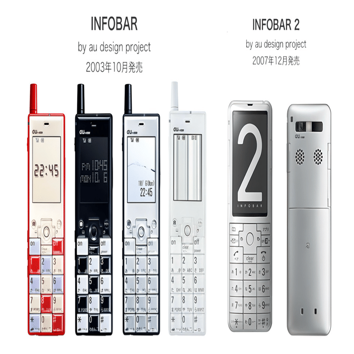 au　 INFOBAR ビルディング5370SLA（美品）コレクションに最適 au design projectのINFOBAR推し｜docomo