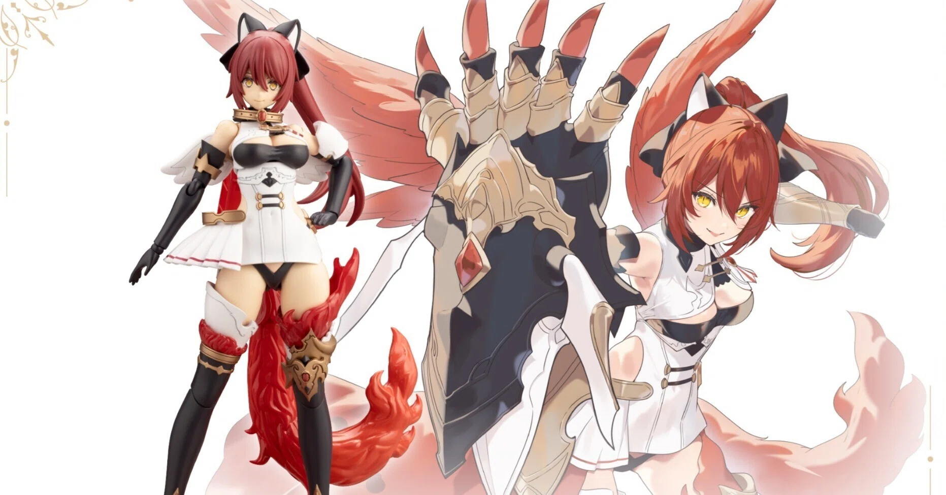 美プラ ジャンク コトブキヤ アルカナディア シャルメド＆ソフィエラ アルカナディア】『シャルメド』購入&組立！火属性でキュートで