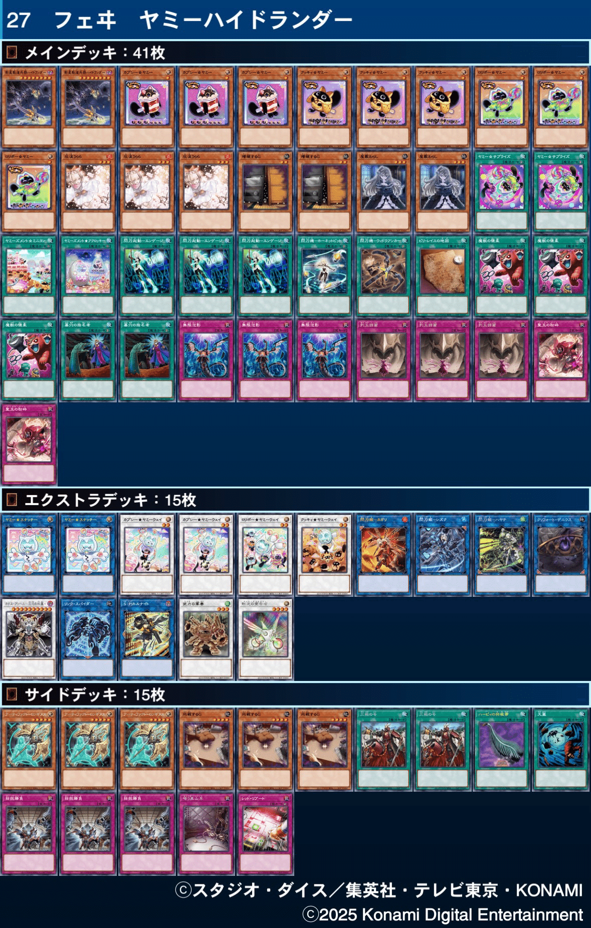 ハイドランダー学会】お菓子なあらかると(ヤミー×ハイドランダー