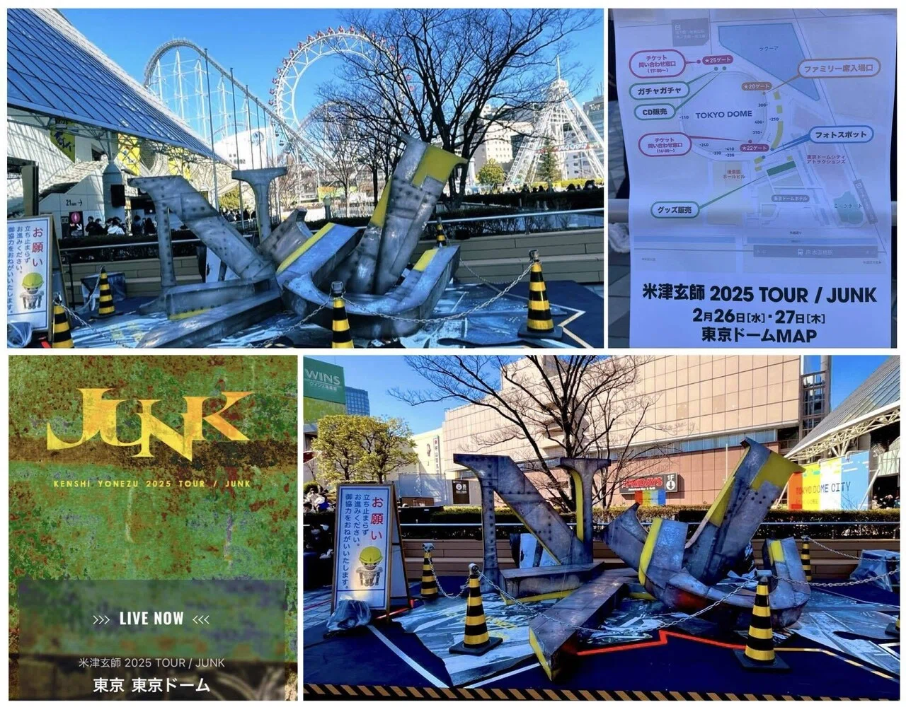 TOUR/JUNK回顧録 〜米津玄師ライブ初参船〜｜猫の足音