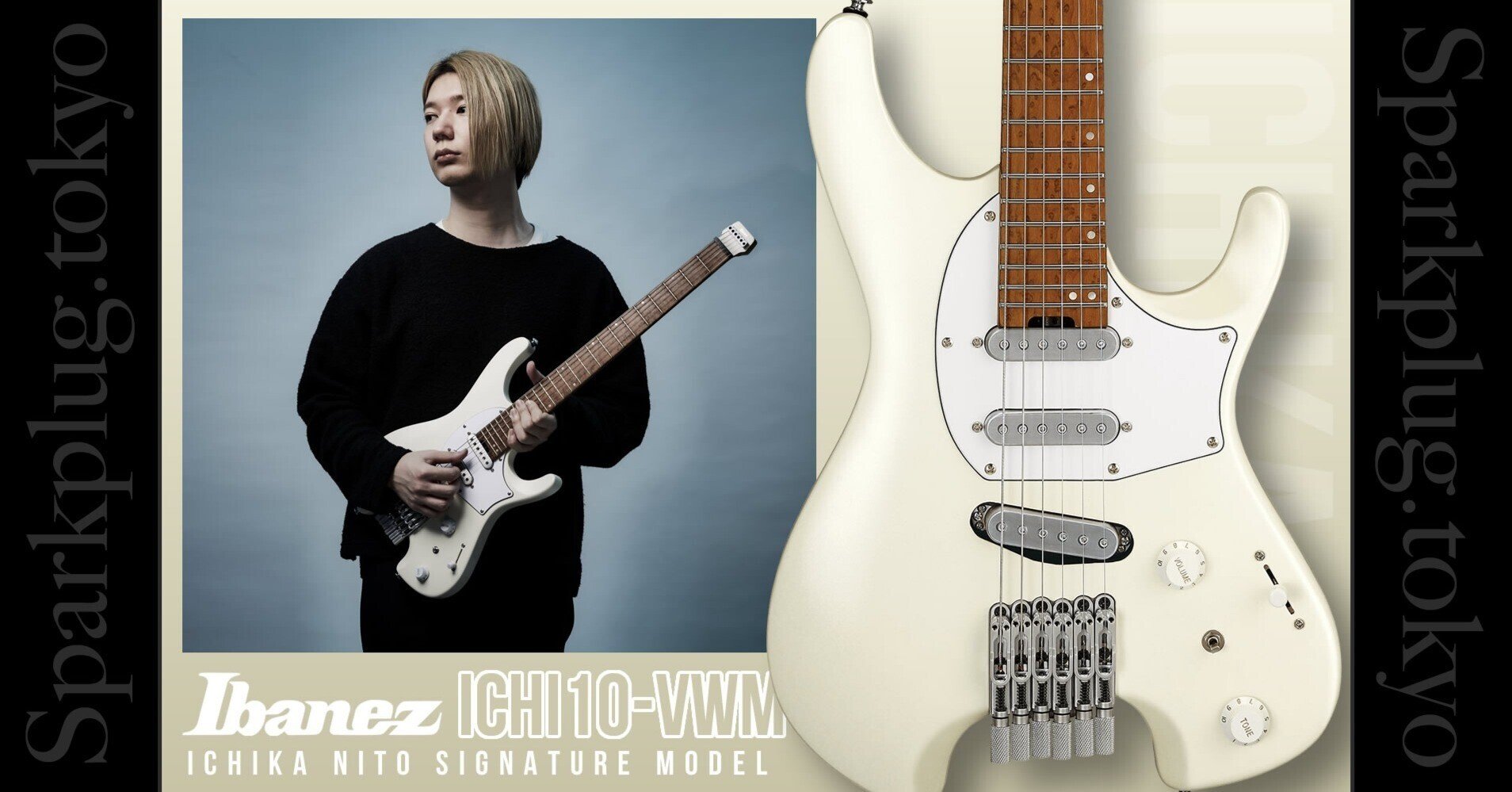 Ibanez ICHI10 Ichika Nito ギター ケーブル付き Ibanez ICHI10 Ichika Ibanez ICHI10 Ichika Nito ギター ケーブル付き Ibanez ICHI10 Ichika