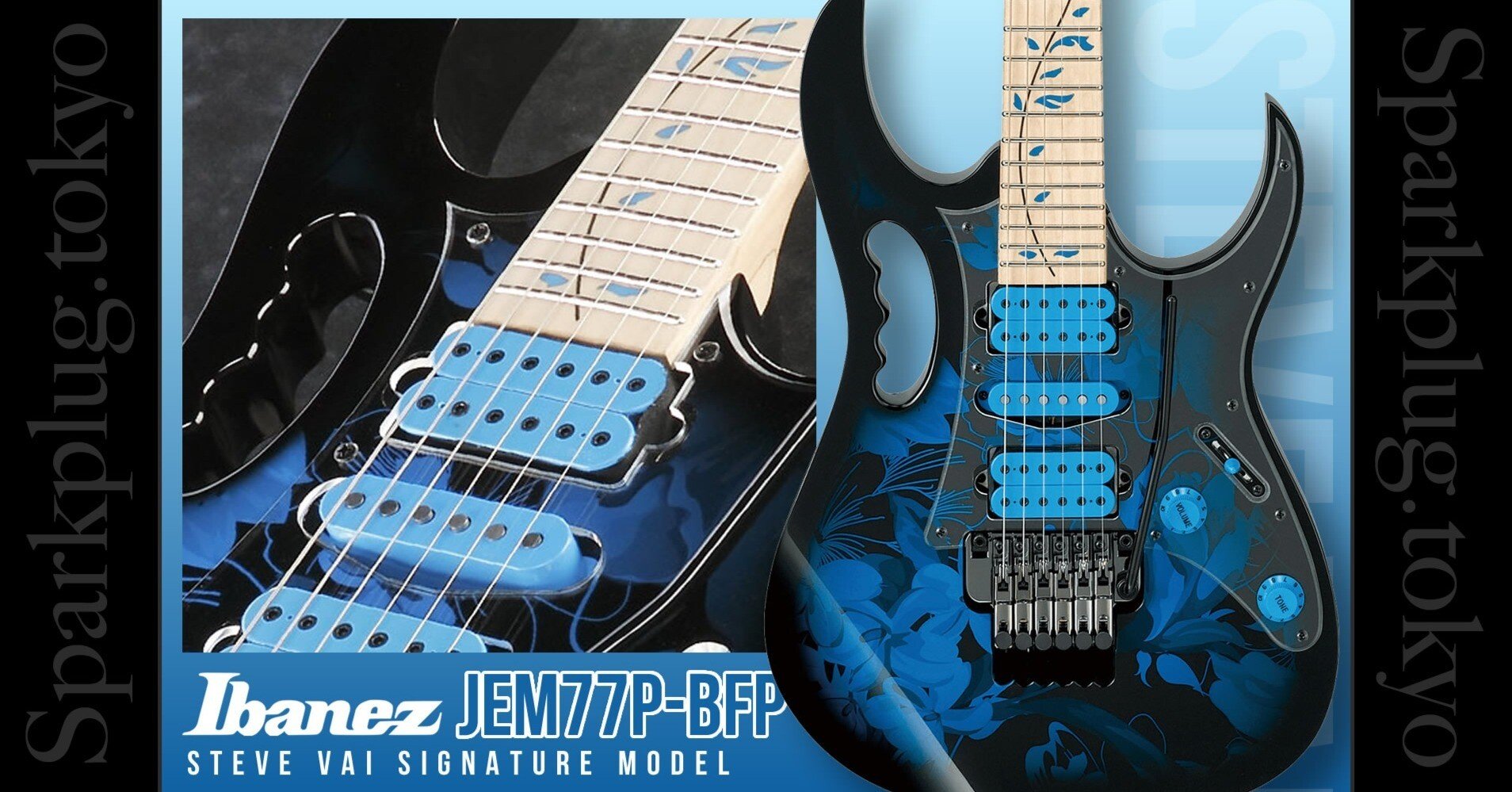 Ibanez JEM77P BFP Steve vai シグネイチャーモデル JEM77P | PIA/JEM/UV | ELECTRIC GUITARS | PRODUCTS | Ibanez guitars