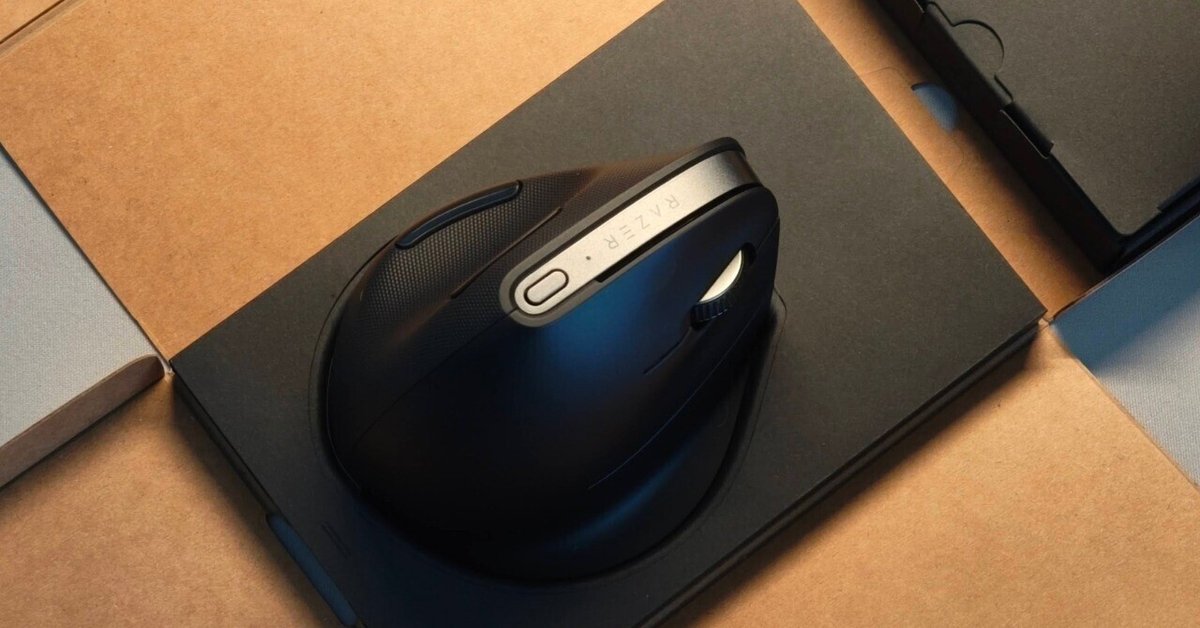 購入レビュー】Razer Pro Click V2 Vertical Edition｜ほんだの