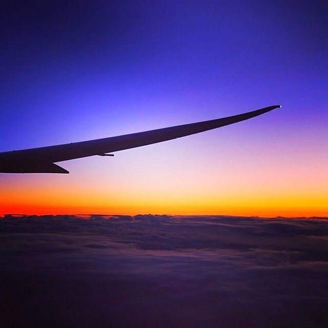 飛行機 からみた綺麗な景色 Mayu Note