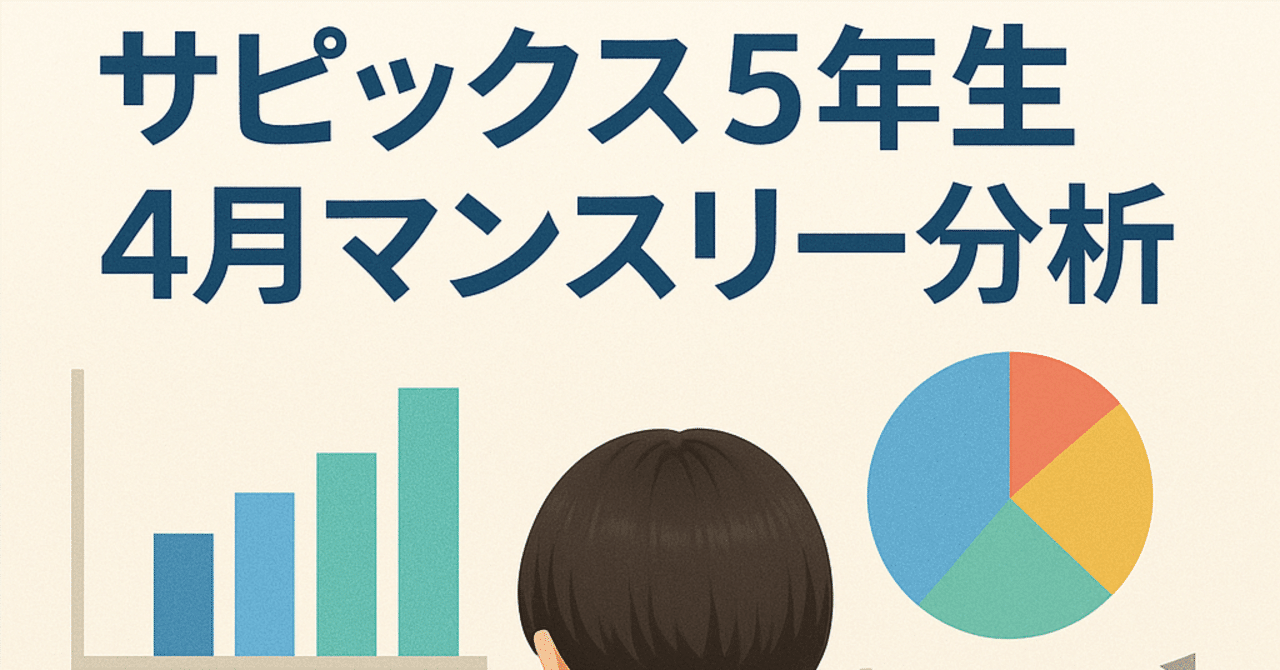 2025年4月] サピックス小5マンスリー、算数・国語・理科・社会の難易度