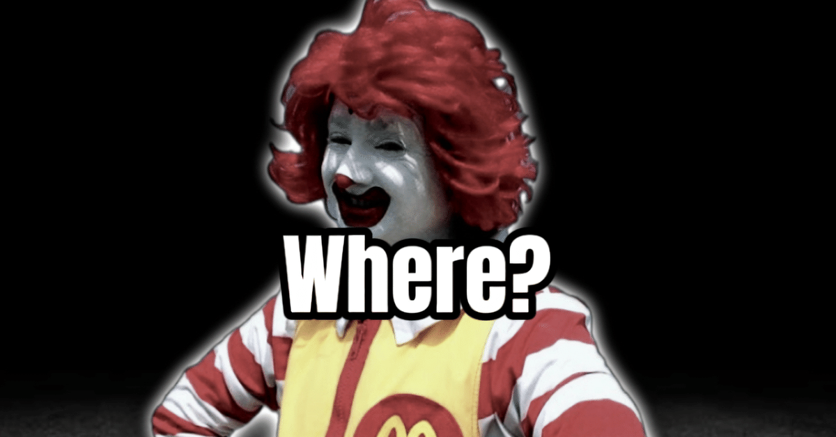 ドナルド・マクドナルドはどこへ行ったのか？｜小倉ルド