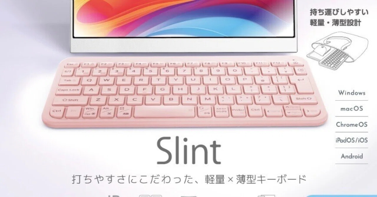 I impulsively bought a cute, thin, and lightweight keyboard that looks ...