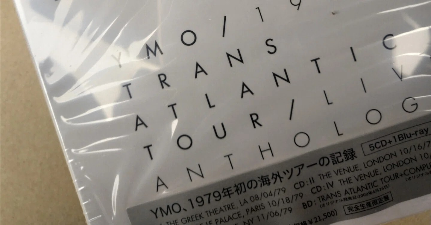 YMO 1979 TRANS ATLANTIC TOUR LIVE ANTHOLOGY』|Myswallow YMO 1979 TRANS ATLANTIC TOUR LIVE ANTHOLOGY』|Myswallow