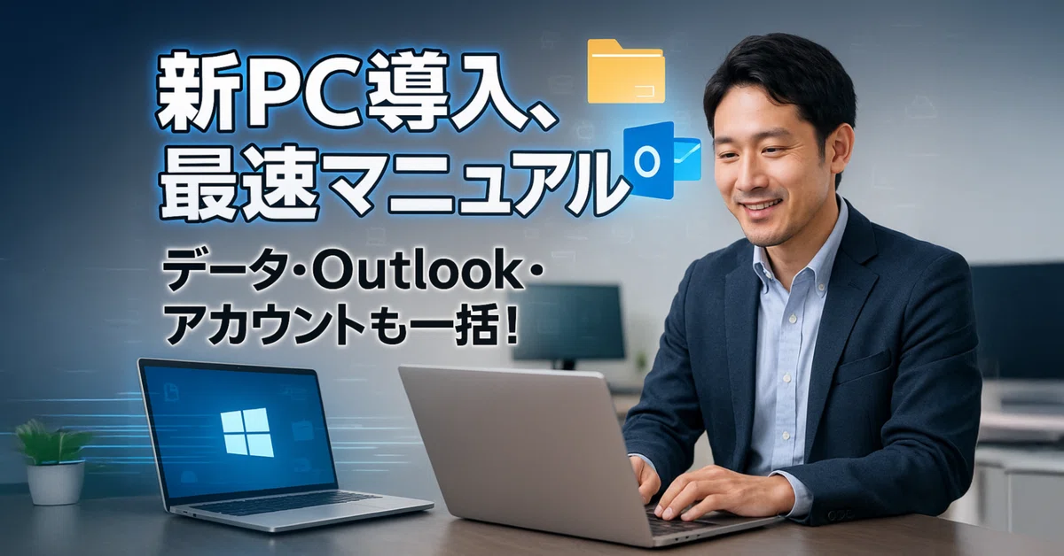 Easy Data & Outlook Migration to a New Windows 11 PC! Account Type is ...