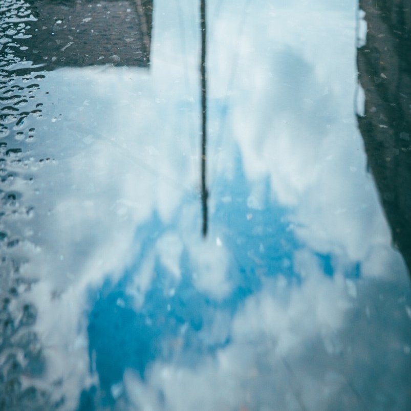 GRIIIx 100日スナップ ｜ 004 雨の日は雨上がりの水たまりの反射を撮る