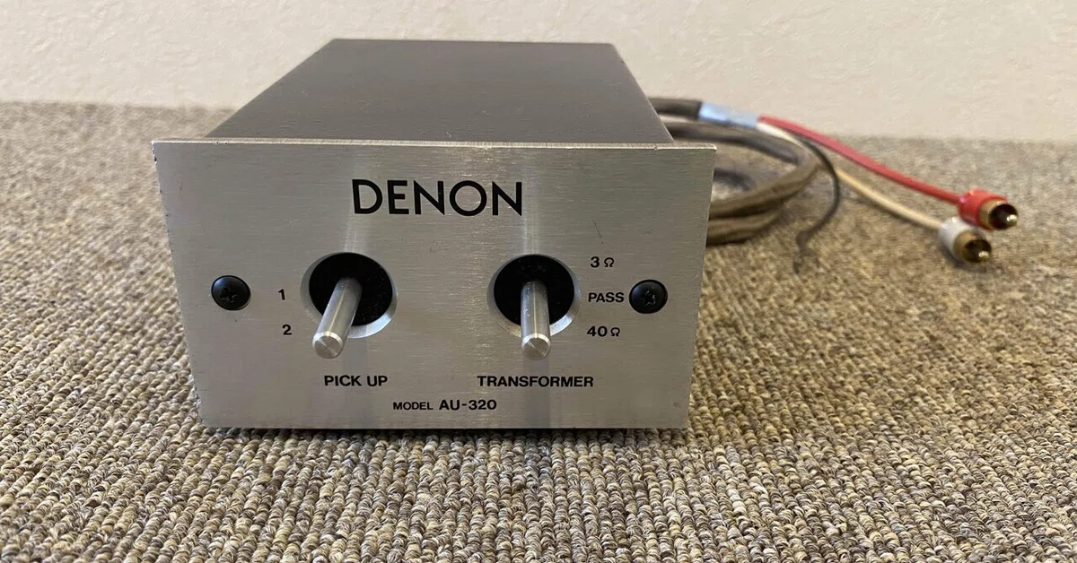 レトロな見た目と音質！DENONの昇圧トランス AU-320を紹介・レビューし 