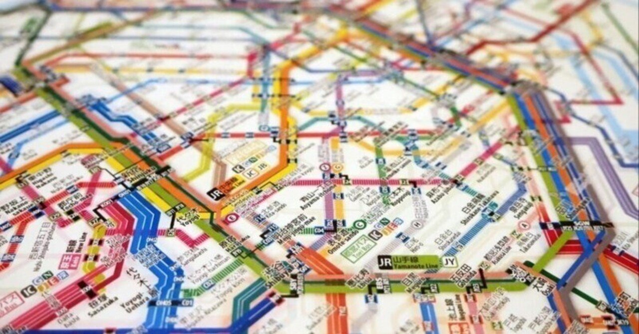鉄道網のきめこまやかさをきめ細やかに表現したい…（超・路線図
