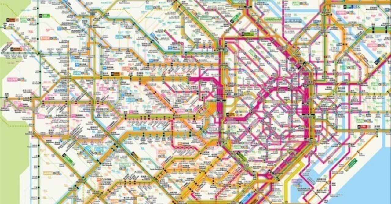 鉄道　運転関係路線図 鉄道路線図風の高速道路地図「JR東日本路線ネットワーク風高速