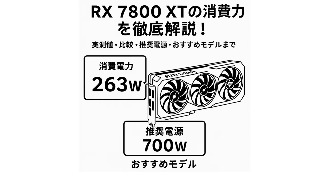 RX 7800 XT 消費電力ガイド:実測値、ライバル比較、賢い電源 RX 7800 XT 消費電力ガイド:実測値、ライバル比較、賢い電源