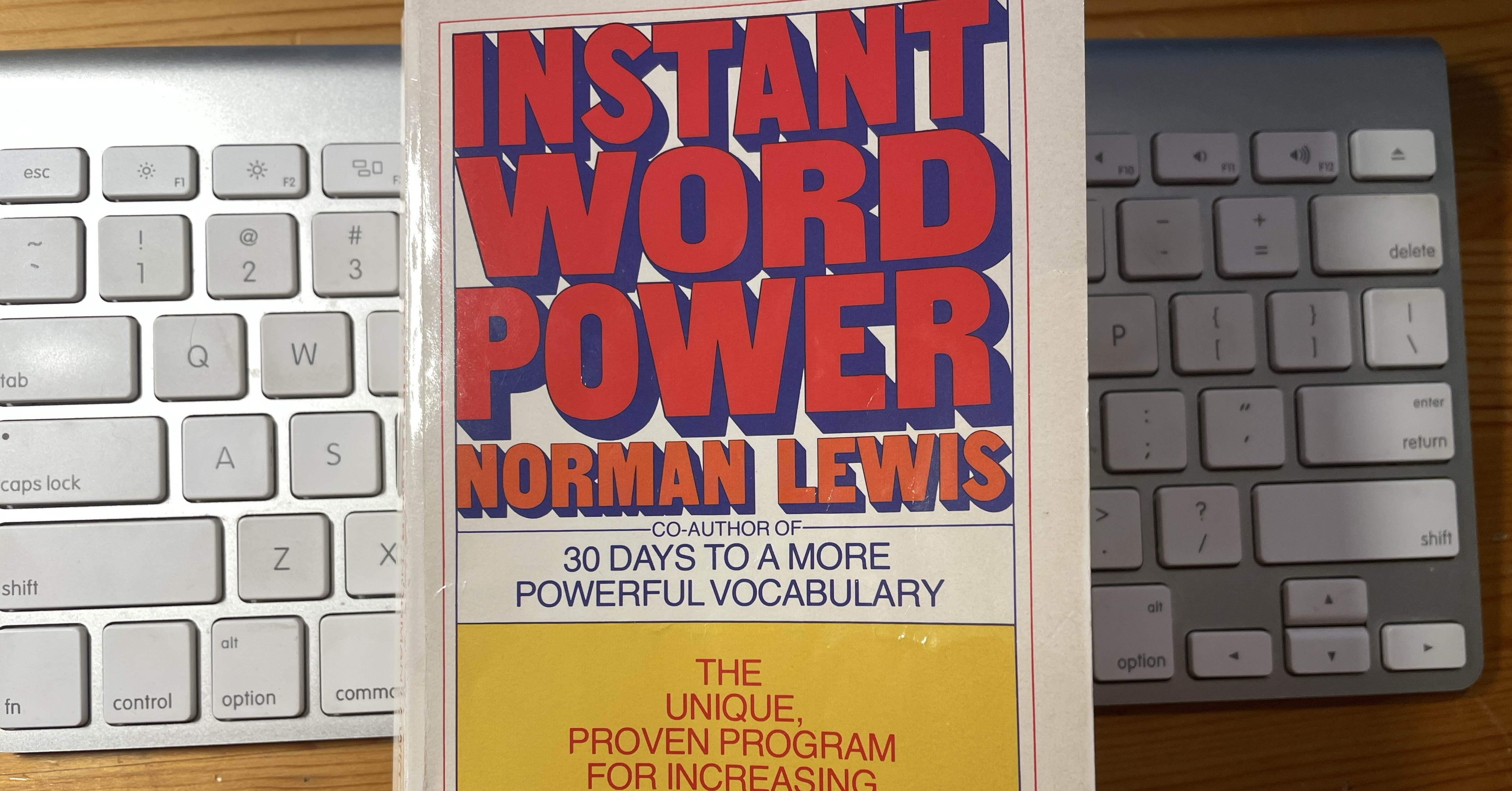 洋書】語源から広がる！ゲーム感覚で読める語彙本『Instant Word Power