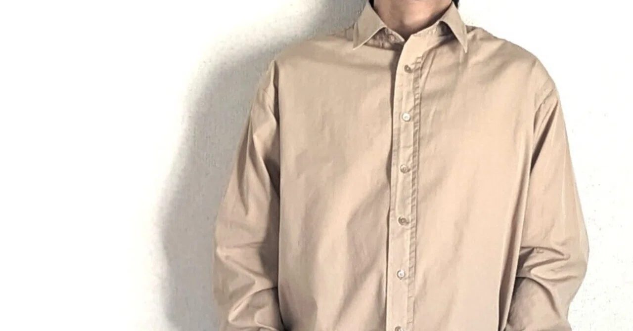 トップス L'ECHOPPE LE OVERDYE SH COMOLI AURALEE レショップ LEのオーバーダイシャツを買いました｜星野ソーダ｜ミニマ