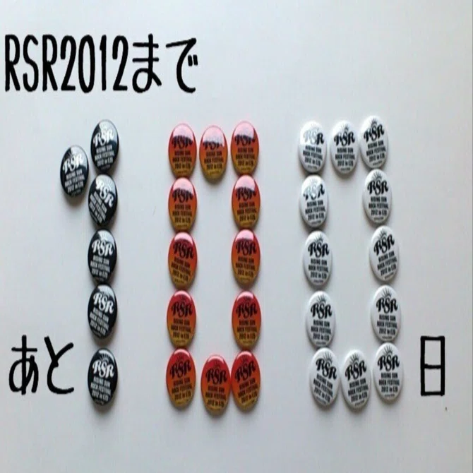 RSR 2011 缶バッジ ライジングサンロックフェスティバル 2026年最新
