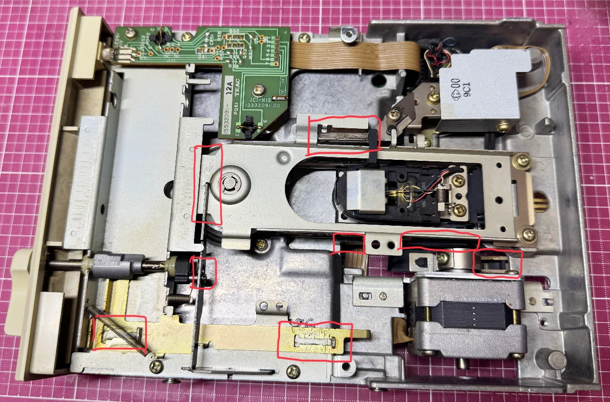 PC-8801MA2 システムディスク 取扱説明書 PC8801MA2 フロッピードライブ整備｜017