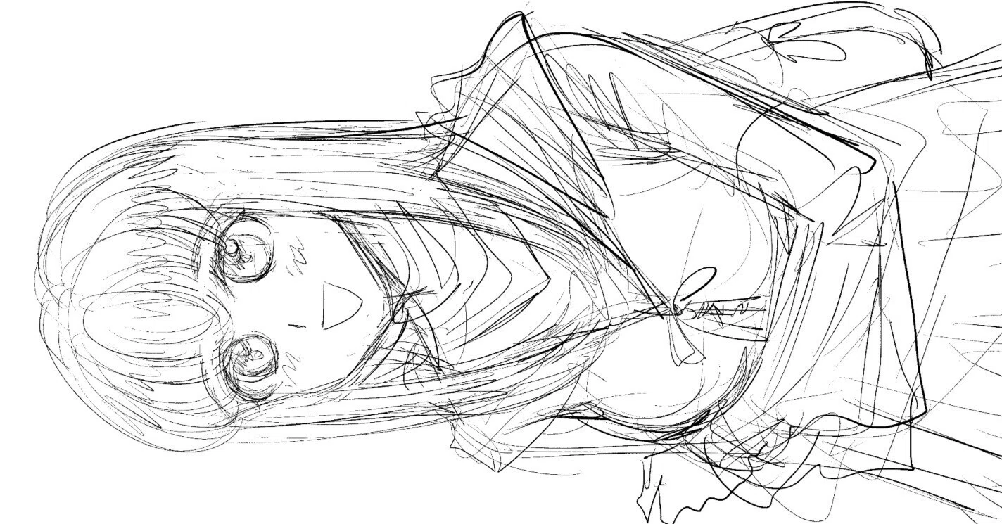 アニメーター 同人作家 落書き ラフ画 練習画 100枚以上 rectangle_large_type_2_d122526
