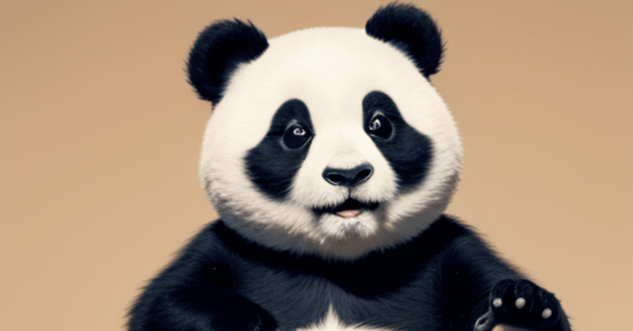 【英語学習しながら画像生成】パンダTJ