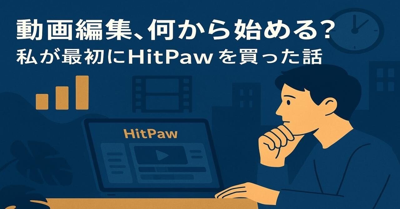 動画編集ツール比較】CanvaからHitPawへ、そして今ならFilmora？｜toku_happy＠50代の気づきと発信