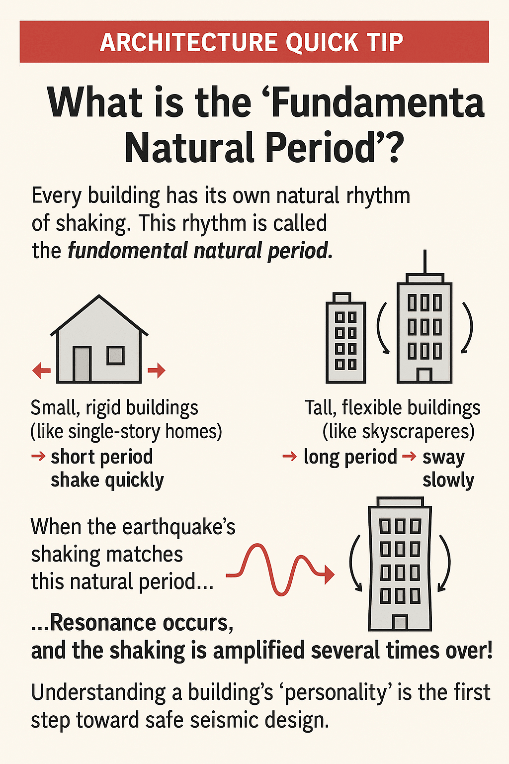 建築ショート知識】一次固有周期ってなに？｜ArchiSens（公式）