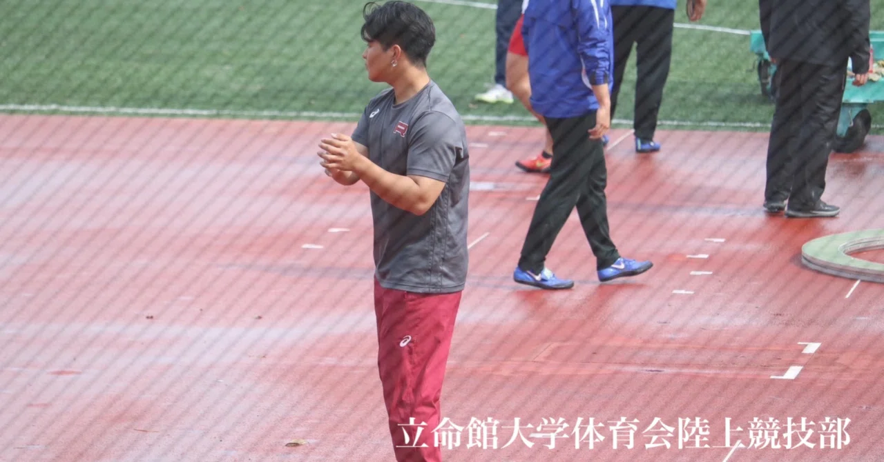 東島啓晃｜立命館大学体育会陸上競技部