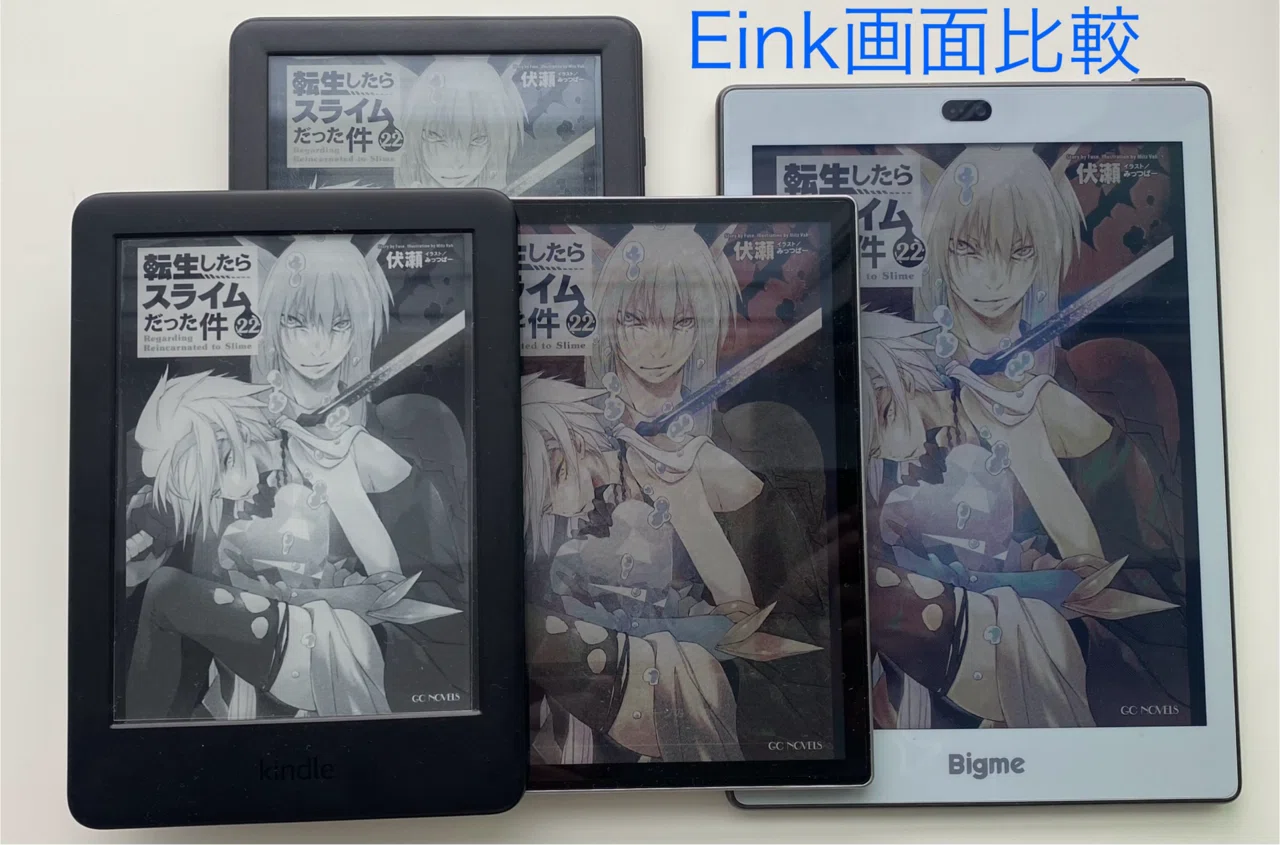 比較！画面の視認性「BigmeS6color+」を買う⑬：Einkが好き｜アジル氏