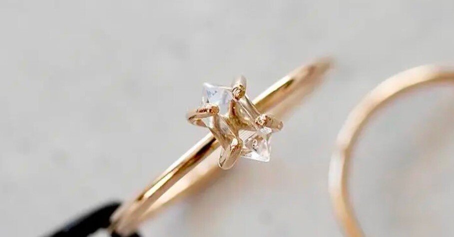 希少な石。ラグジュアリーリング ＃ハーキマーダイヤモンド 希少な石。ラグジュアリーリング ＃ハーキマーダイヤモンド 指輪・リング