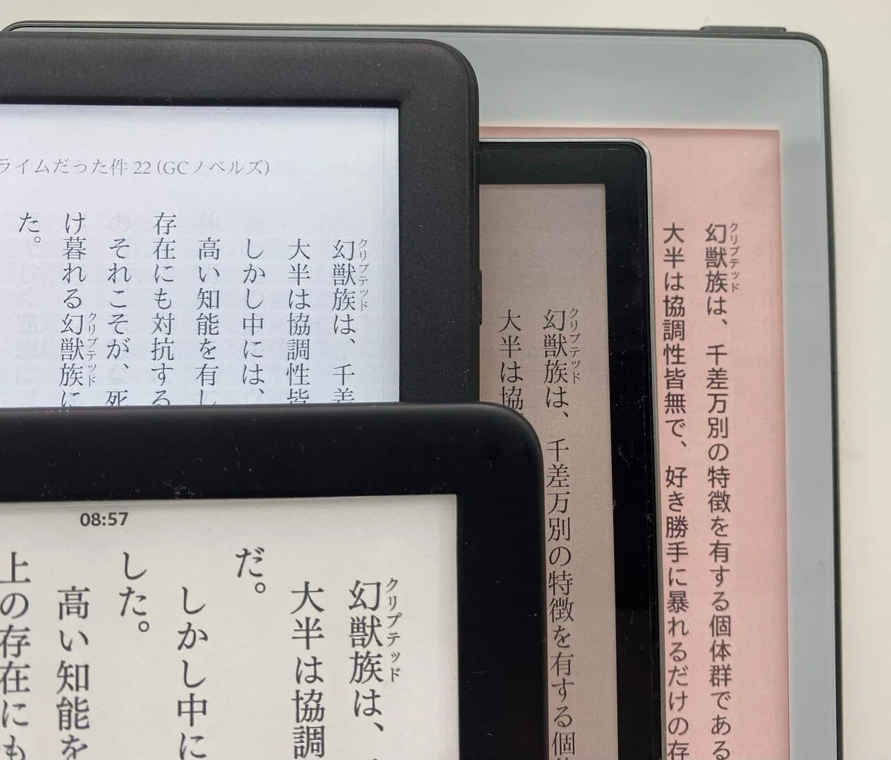 比較！画面の視認性「BigmeS6color+」を買う⑬：Einkが好き｜アジル氏