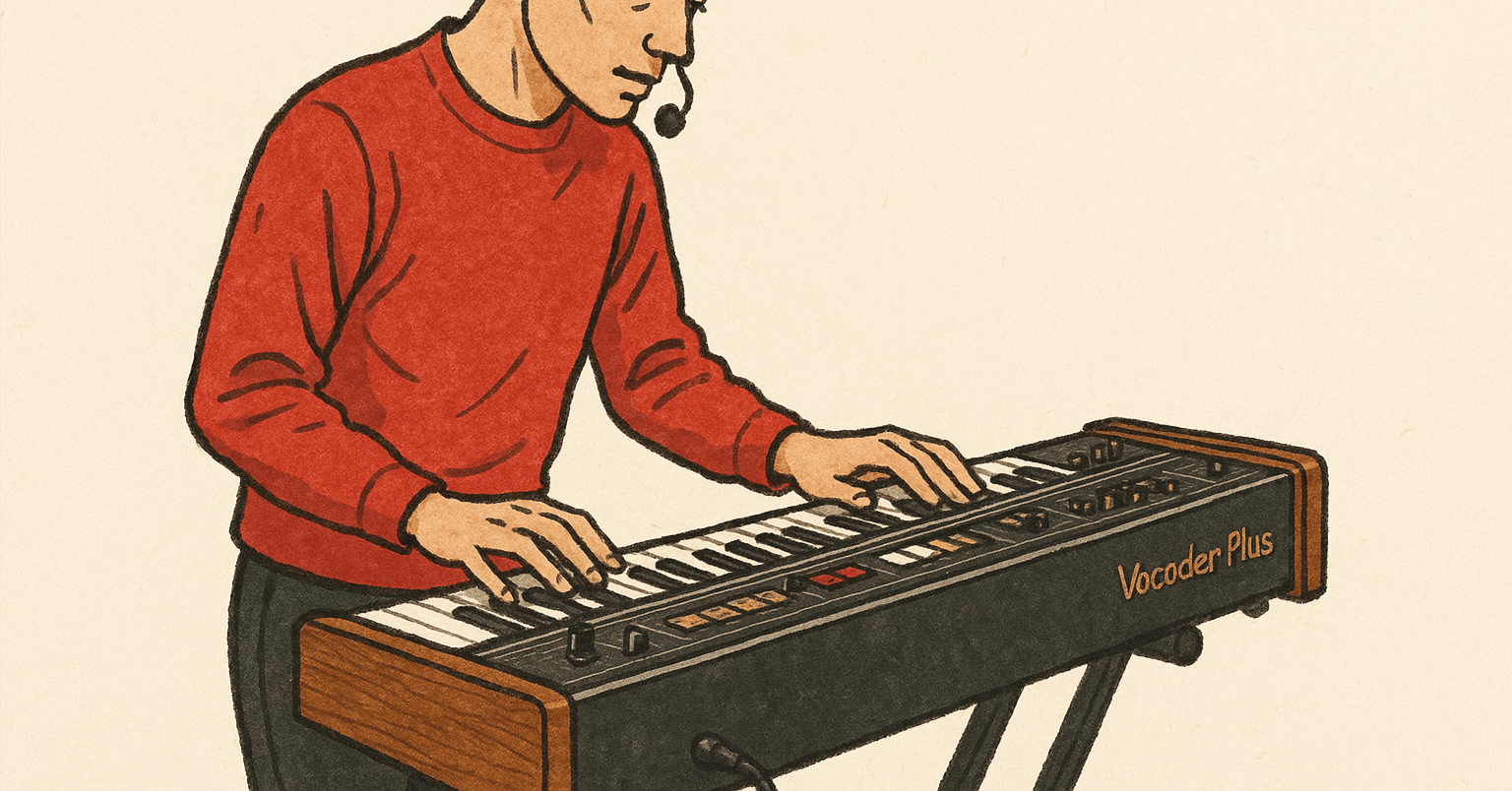 坂本龍一が奏でるVP-330──ボコーダーから滲み出るロボットボイスの